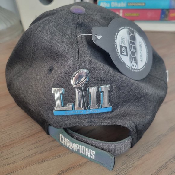 Eagles Super Bowl 52 Cap Adjustable New Era 9Forty NEW - Picture 4 of 6